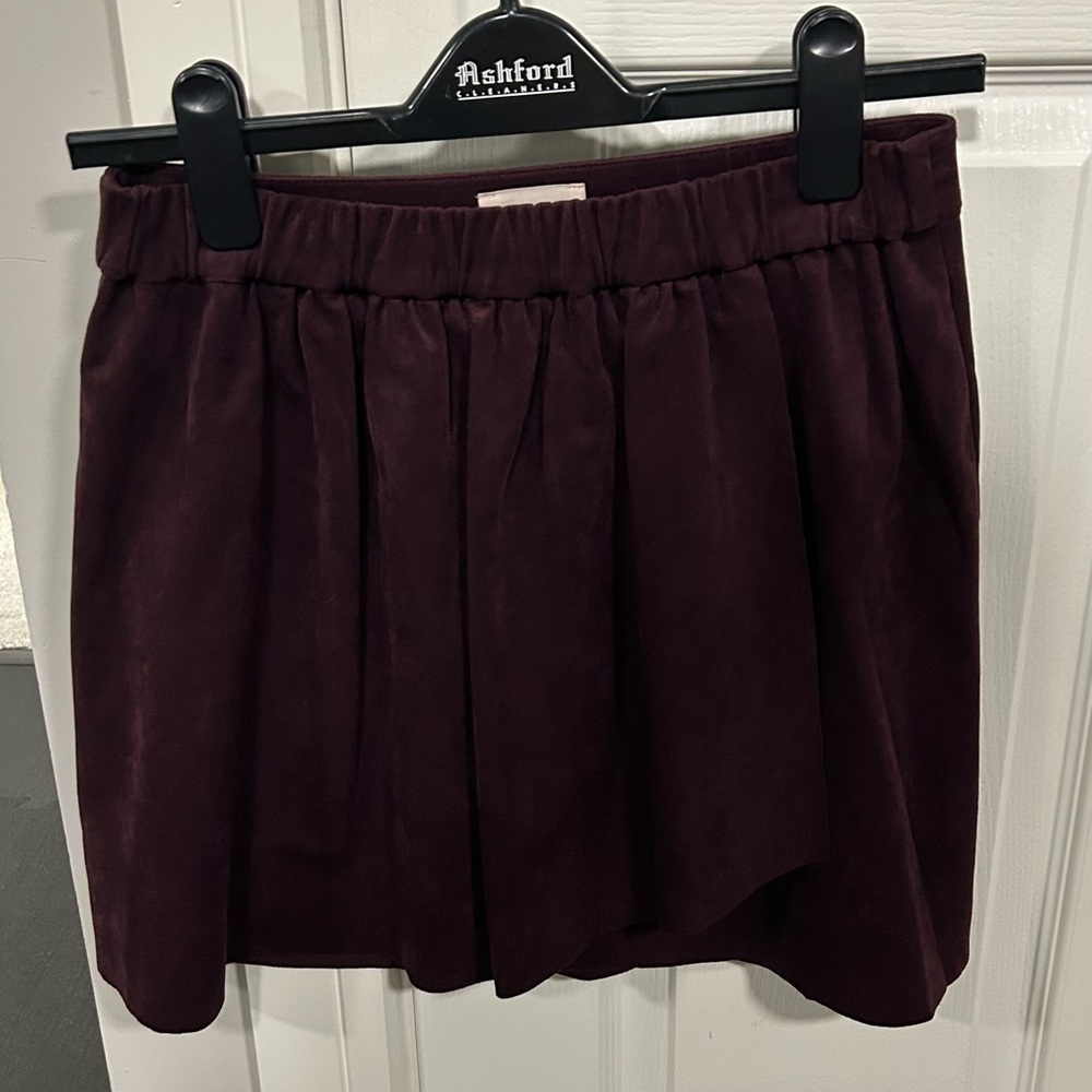 Aritzia Wilfred Free faux suede mini Skirt